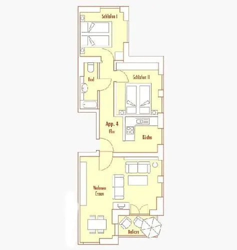 Smidt 4 Strandnuest Apartment Rostock